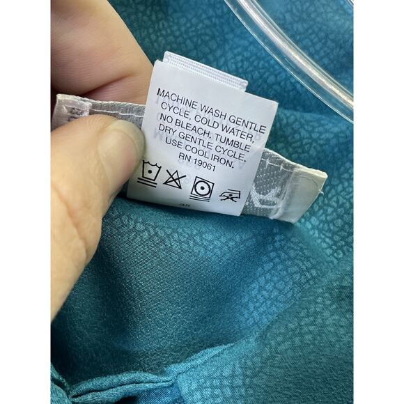 Vintage Tanner Dress Womens 6 Belted Long Sleeve Shirt Dress Pockets USA 80s - Picture 5 of 11